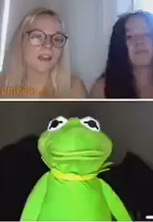 Cursed cam-guy Kermit - free porn video