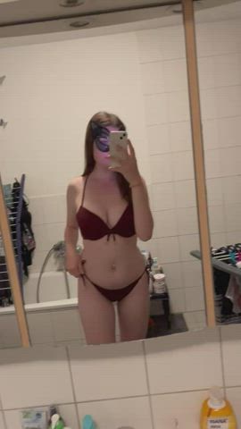 Trying on my new bikini :) - free porn video