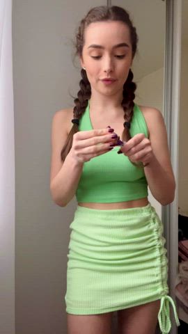 Thanks to mom and dad for my body and tits - free porn video