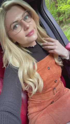 Daddy loves that I go for drives in the countryside.. - free porn video