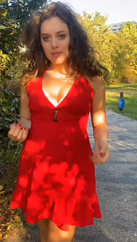 Would you play with me in public? - free porn video