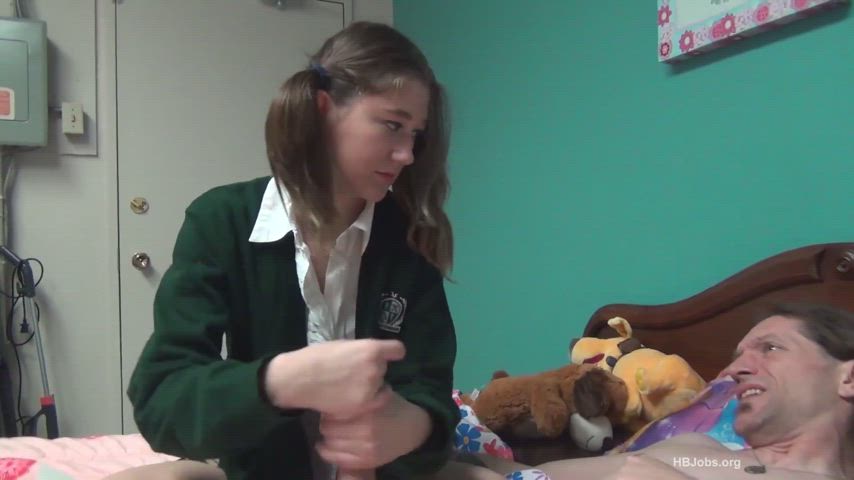 Cumshot Teen Cock Porn GIF by pornbangers - free porn video