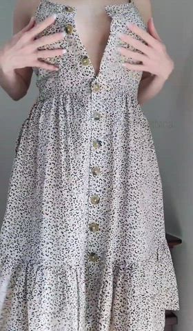 Sundress season is the best, I never wear panties - free porn video