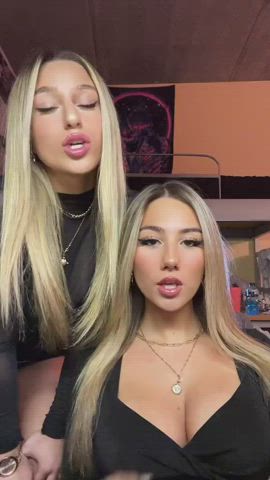 gooning and leaking for college blonde tiktok sluts - free porn video