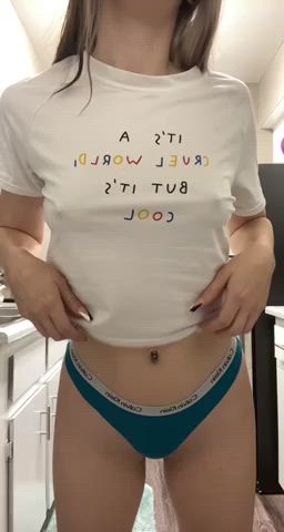 Tiny titty drop (; - free porn video
