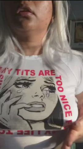 My tits may not be double D's but I think I still deserve your D - free porn video