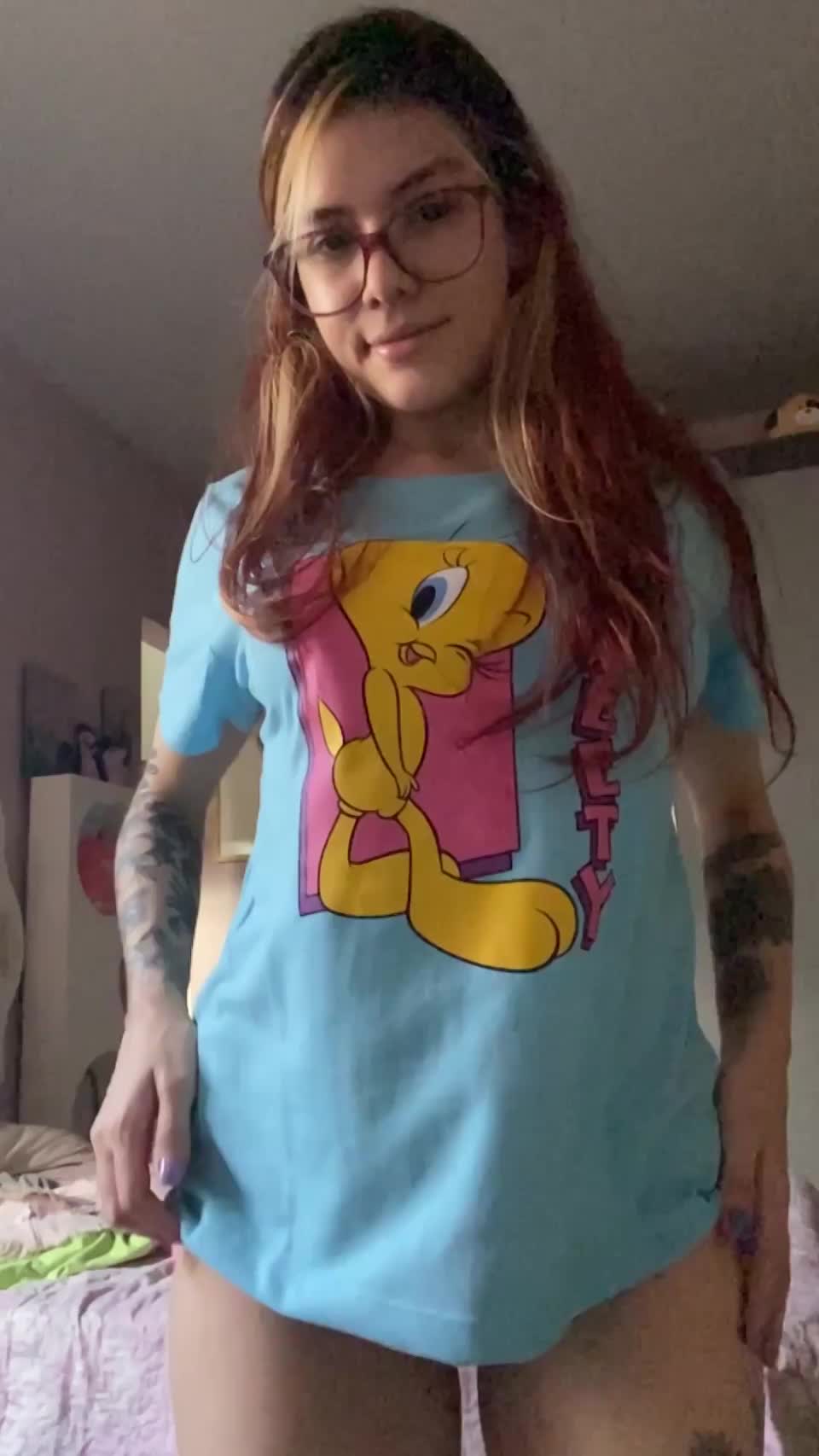 Can you take my clothes off? I have a surprise to show you - free porn video