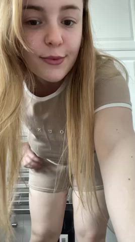 4”11 with some cute funbags! :) - free porn video