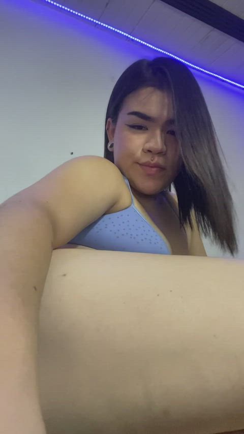 This is my favorite position to get eaten and creampied :) - free porn video