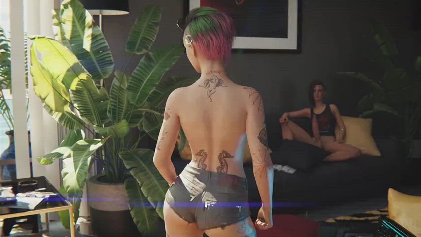 Judy strikes a pose (Rescraft) [Cyberpunk 2077] - free porn video