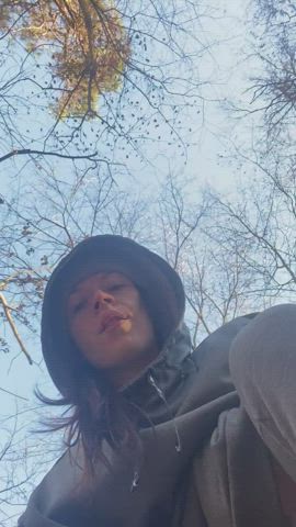 POV local jogger wants anal in the woods - free porn video