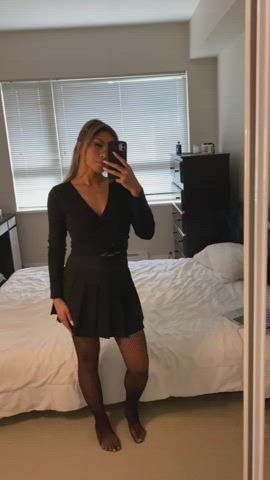 Do you prefer the outfit before our date, or after - free porn video