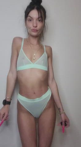 Cute and petite can I be your play thing - free porn video