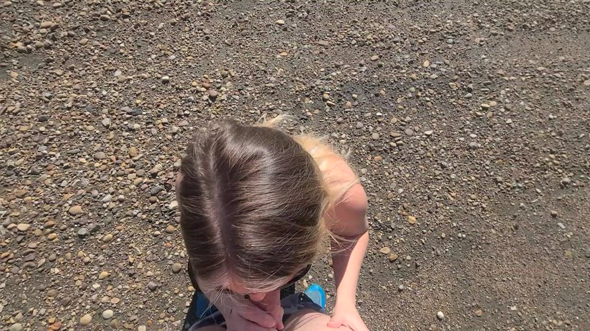 Stopped hiking for blow-break - free porn video