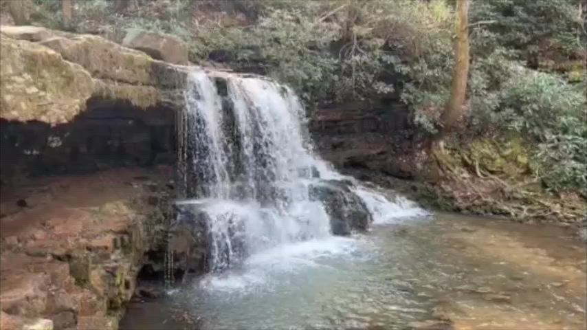 A MILF, a Waterfall and a BJ what more could you want - free porn video