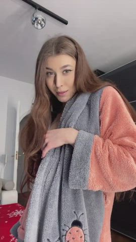 Would you like to feel my hard nipples in your mouth - free porn video