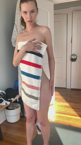 Put a baby in me right after the shower - free porn video
