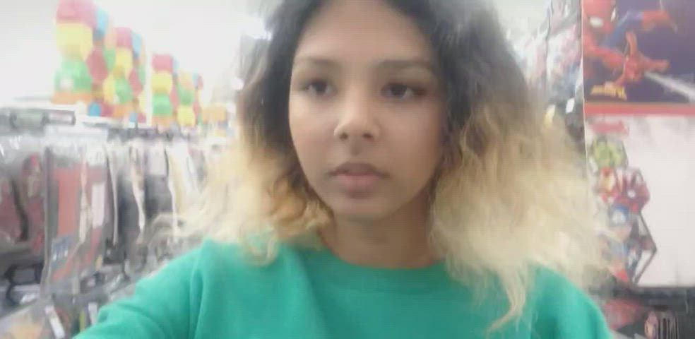 When out and about, flash your tits out~ 🎉 [GIF] - free porn video