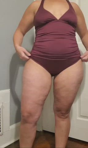 My huge ass in my 1 piece! - free porn video