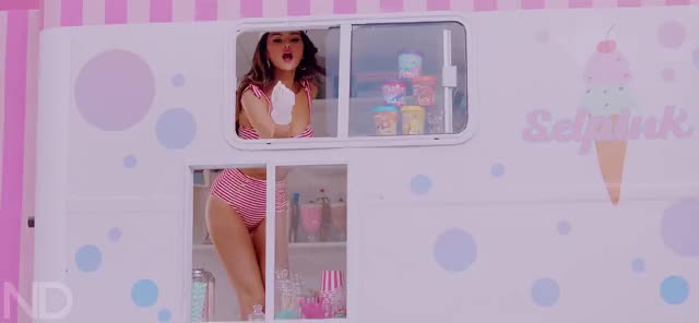 Selena Gomez wants some ice cream - free porn video
