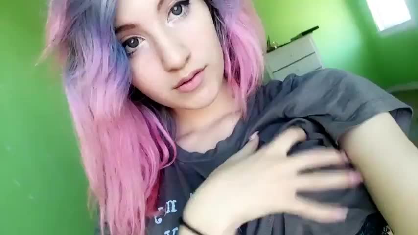 Okay Since No One Liked The Filter Oneheres A Different One With My Pink Hair - free porn video