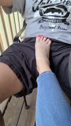 I Miss Summer - Outdoor Foot Tease - free porn video