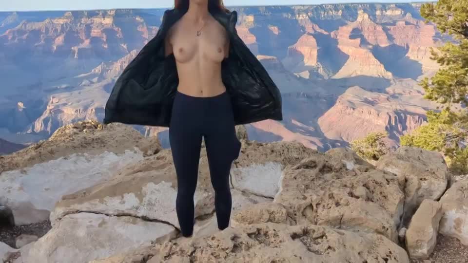 Grand Canyon. Grand Tits. - free porn video