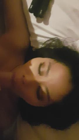 Fucking her throat nice and deep! - free porn video