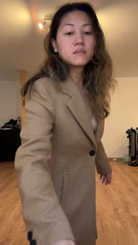 Crotchless lingerie is perfect for my hairy pussy - free porn video