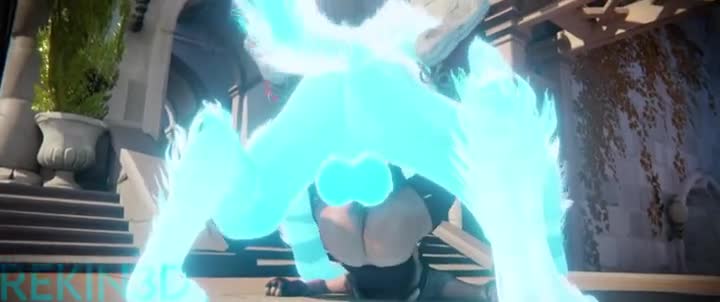 Kiriko taking it doggystyle till she’s creampied (Rekin3D) - free porn video