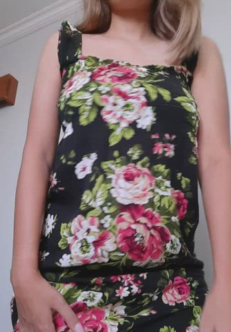 Do you want to pull my dress down? [OC] - free porn video