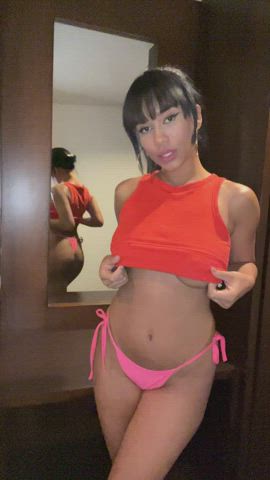 There’s a storm outside so here’s my tiddies - free porn video