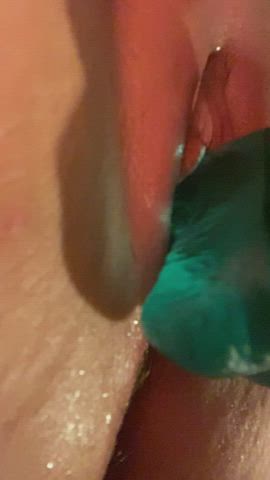 first time with something inside... - free porn video