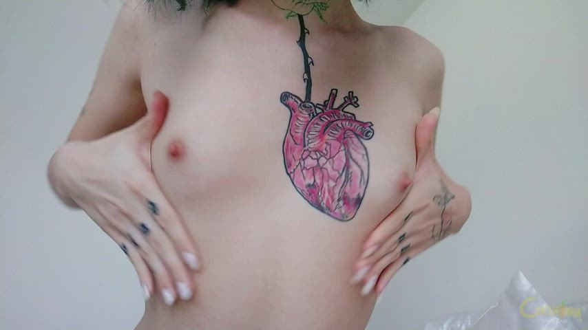 My little titties always needs some good care. - free porn video