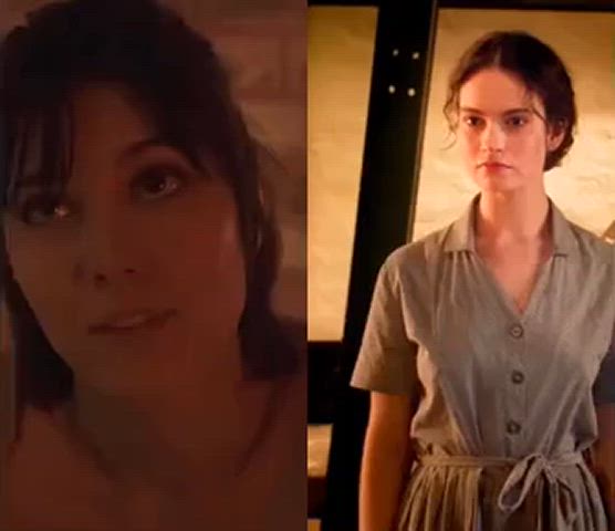 Mary Elizabeth Winstead Vs Lily James - free porn video