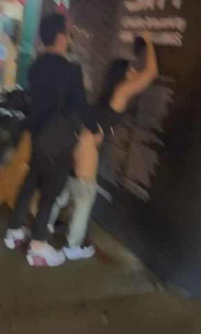 When you and your bud can’t wait to get back to the hotel for the goon session - free porn video