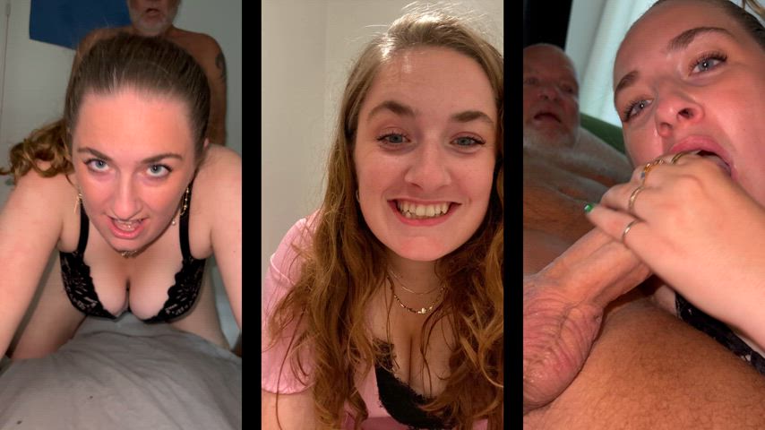 24 year old daughter with 68 year old grandpa - free porn video