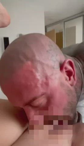 My sissy husband being forced to clean up my lovers seed. 🍆💦 - free porn video