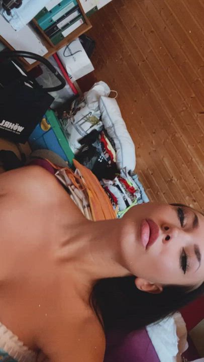 This is what im hiding under my netflix & chill outfit😇 - free porn video