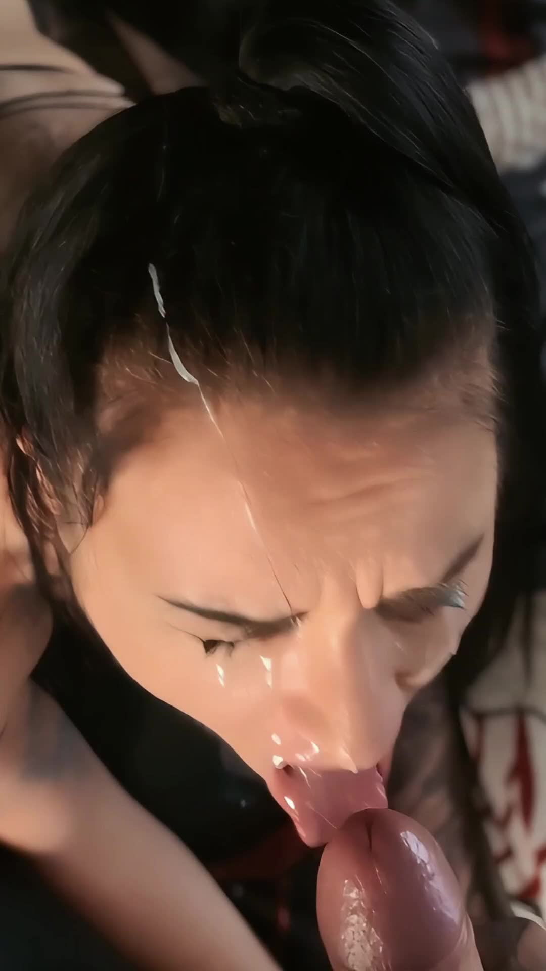 A little DP ends with a lot of cum - free porn video