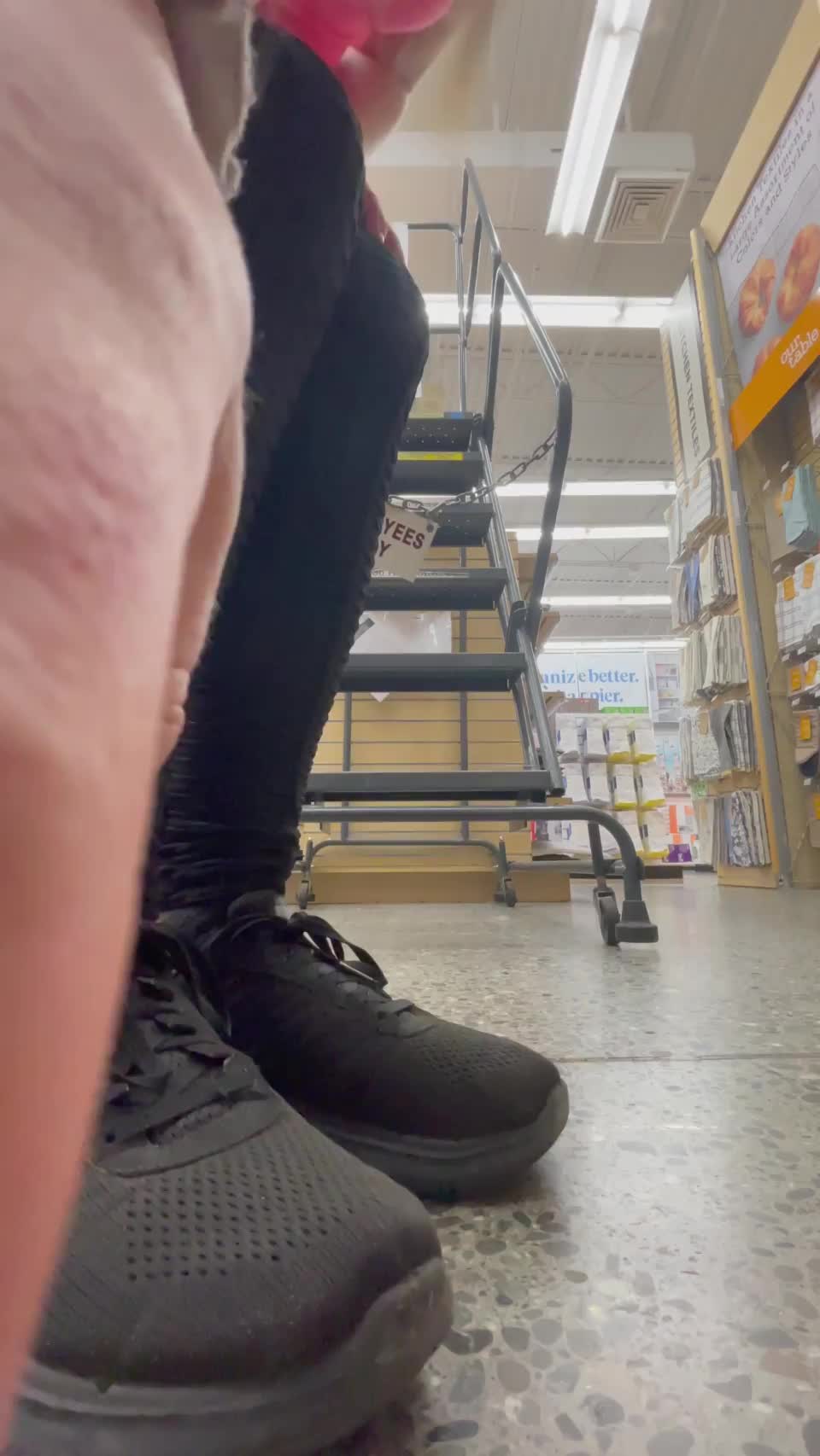 Had a chance to film a fun little flash at the mall 😉 [gif] - free porn video