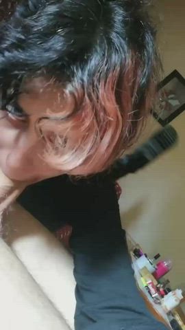 I love the feeling of dick in my mouth - free porn video