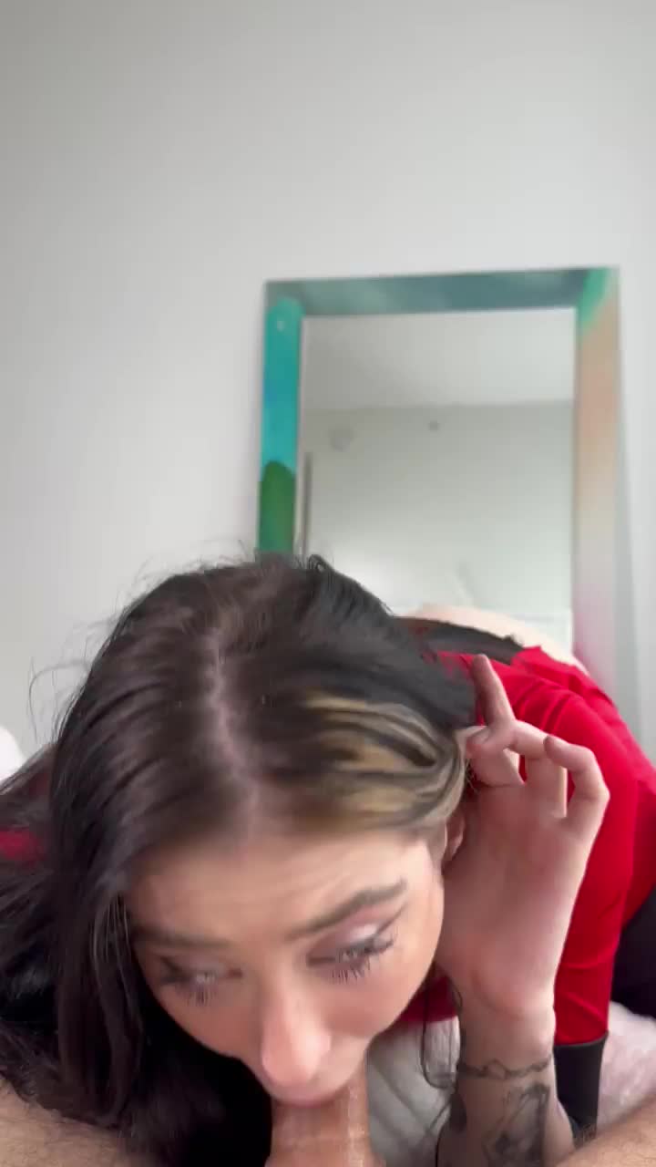 a blowjob a day gets the bf to stay (; or whatever they say! - free porn video