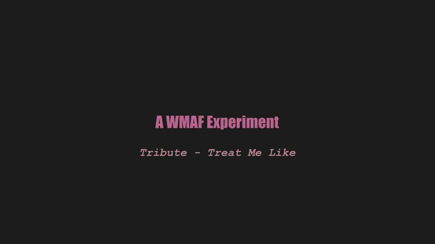 A wmaf experiment - Tribute - Treat Me Like (splitscreen PMV) - free porn video