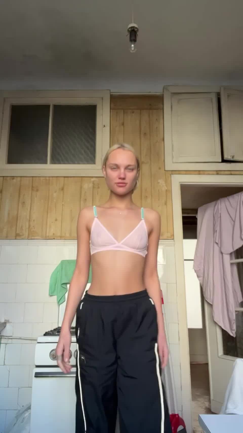 My slender body likes to get the cream on top - free porn video