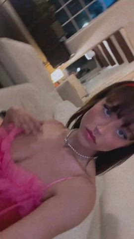 NSFW Natural tits Sabrina Nichole see through clothing porn - free porn video