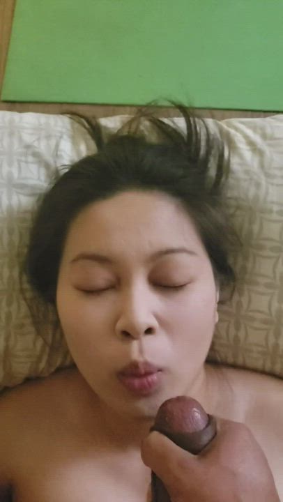 Super thick load for Thai gf (OC) - free porn video