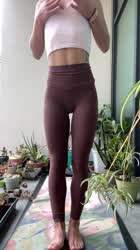 Would I distract you as your yoga instructor? - free porn video