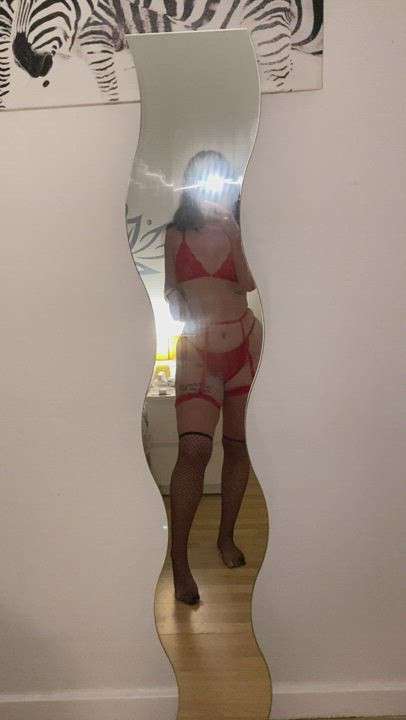 Who loves a curvy lady in red?? - free porn video