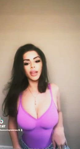 Amazing body with perfect big natural tits 🍈💯💦 - free porn video